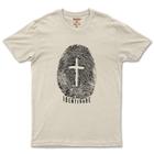 Camiseta Feminina E masculina Em Algodão Religiosa Identidade De Cristo