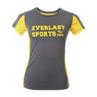 Camiseta Feminina Esportiva Chumbo Everlast