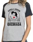 Camiseta feminina esposa e marido uma conexão que não quebra