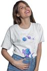 Camiseta Feminina - Estampada Universo Feminino