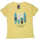Camiseta Feminina Freesurf California - AMARELO