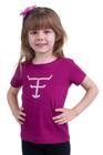 Camiseta Feminina Infantil Texas Farm - Cif025 - Roxo Amora