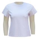 Camiseta Feminina Lisa Plus Size Ref-098