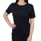 Camiseta Feminina Lunender Meia Malha Preto - 00462