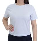 Camiseta Feminina LZT MC Cropped Branca - 2333