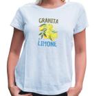 Camiseta feminina manga babylook Granita Limone Exclusivo