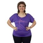 Camiseta Feminina Plus Size Dry Fitness Blusa Academia