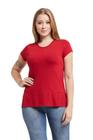 Camiseta Feminina Plus Size Tampa Bumbum Longa Premium Mullet