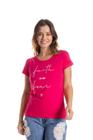 Camiseta Feminina Rosa Neon Faith