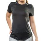 Camiseta Feminina Running Tecido Furadinho Poliéster Elite