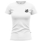 Camiseta Feminina Santos Oficial Baby Look Esportiva