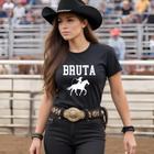 Camiseta Feminina Texas Farm Agro Roça Rodeio Bruta Estampa Country