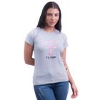 Camiseta Feminina Texas Farm - Cf273 - Cinza Mescla Claro