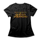 Camiseta Feminina Written And Directed By Quentin Tarantino