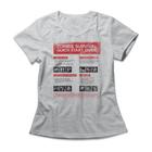 Camiseta Feminina Zombie Survival Guide