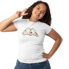 Camiseta Feminina Zumbi Amo Pessoas com Cérebro