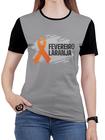 Camiseta Fevereiro Laranja Feminina blusa