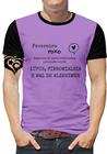 Camiseta Fevereiro Roxo PLUS SIZE Masculina Blusa