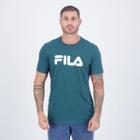 Camiseta Fila Letter Premium III Verde e Branca