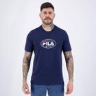 Camiseta Fila Regular Biella Italia Marinho