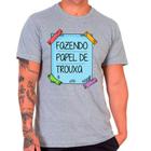 Camiseta com frase engraçada mestrado em deboche - Poetic.