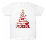 Camiseta Frases Natal Em Família Papai Noel Unissex Feliz Natal Diferente Natal de Jesus Presente