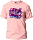 Camiseta Freak Waves Adulto Camisa Manga Curta Premium 100% Algodão Fresquinha