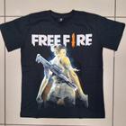 Camiseta free fire 100% algodao exelente para o dia a dia