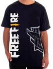 Camiseta Clube Comix Free Fire Mestre Infantil -100% Algodão