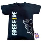 Camiseta Clube Comix Free Fire Mestre Infantil -100% Algodão