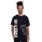 Camiseta Free Fire Mestre cor preto 100% Algodão