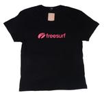 Camiseta Freesurf Feminina Baby Classic Preta