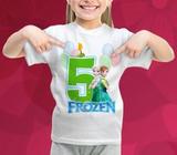 Camiseta Frozen Aniversário