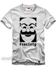 Camiseta Fsociety Mr Robot Democracy Hacker-séries Camisa