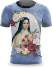Camiseta Full Print Religião Católica Jesus Deus Maria Santos 05
