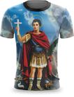 Camiseta Full Print Religião Católica Jesus Deus Maria Santos 09