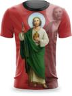 Camiseta Full Print Religião Católica Jesus Deus Maria Santos 19