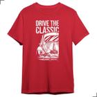 Camiseta Fusca Drive The Classic Carro Antigo Coleção Volks