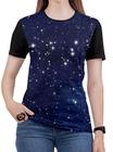 Camiseta Galaxia PLUS SIZE Espaco Planeta Feminina Blusa CNS