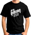Camiseta Gibson marca guitarras