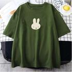 Camiseta Girly Miffy Anime Kawaii Fofo Unissex