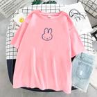 Camiseta Girly Miffy Anime Kawaii Fofo Unissex