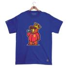 Camiseta Gola Redonda MáfiaClub URSO OSTENTANDO Streetwear fio 30.1 Penteado.