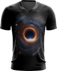 Camiseta Gola V Buraco Negro Gravidade Espaço 8