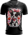 Camiseta Gola V Dia dos Namorados Cachorrinho 6