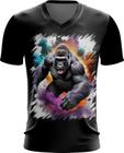 Camiseta Gola V Gorila Furioso Força Feroz Zoo 3