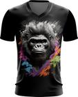 Camiseta Gola V Gorila Furioso Força Feroz Zoo 5