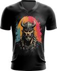 Camiseta Gola V Guerreiro Viking Nórdico Tribo 16