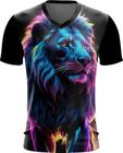 Camiseta Gola V Leão Dark Silhueta Fantasmagórica 1