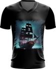 Camiseta Gola V Navio Pirata Fantasma Spectral Ship 2